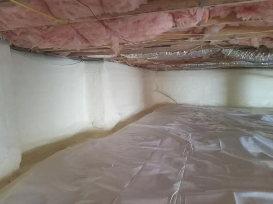 Crawl space encapsulation with closed-cell spray foam for Metal Roof Coating in Tuba City